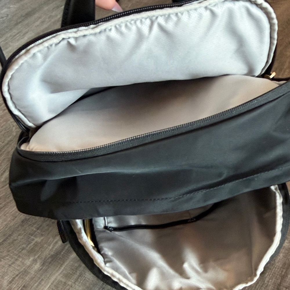 Tumi Black Backpack with Gold Hardware - Picture 3 of 6